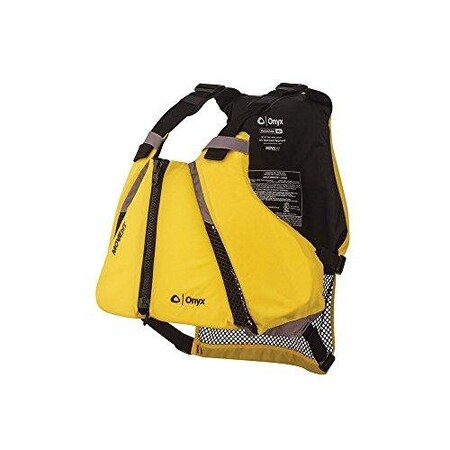 Onyx Movevent Curve Paddle Sports Life Jacket Yellow, ML 122000-300-040-14